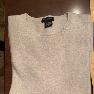 3 Cashmere sweaters, size M Gray, Light Green, Teal